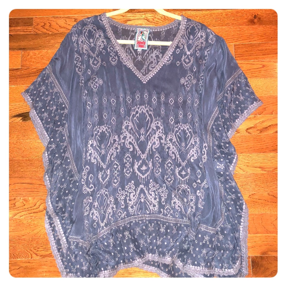 Johnny Was Poncho type Shirt